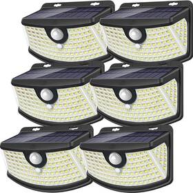Aootek 850071870039 New Solar Motion Sensor Lights 120 Leds With Reflector 270 Wid