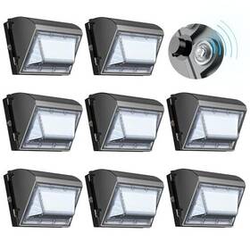 Aphyni 728683229029 8 Pack 130w Led Wall Light With Dusk To Dawn Photocell 19500lm 5000k Da