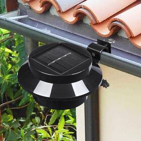 A-11-0002-004-slp Apluschoice Led Solar Gutter Sensor Light Waterproof Outdoor Garden Fence Wall Stair