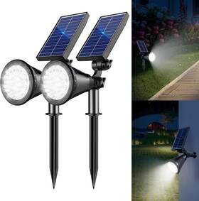 Sl-cw02 Apomao Solar Lights Outdoor Waterproof 36 Leds 1000lm Adjustable Spot Out