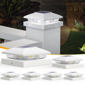 Ip44 Aponuo 767065413168 Solar Post Cap Lights For 4x4 Wood And Vinyl Posts Waterproof Cool