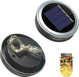 Aqeenura 313101888881 Solar Lights Replacement Top Parts For Outdoor Watering Can Hanging Lanter