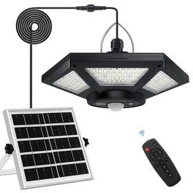 Aqonsie 751300922331 Solar Shed Light Indoor Outdoor Powered Pendant Daytime Work Lights With 5