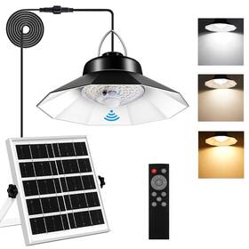 L-0004 Aqonsie Solar Shed Light Indoor Outdoor Pendant Daytime Work Lights With 3 Colo