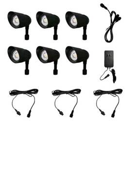 Pl-03-07-10ft-05 Archipelago Lighting Low Voltage Black Dusk To Dawn Integrated Led Light