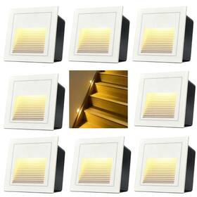 Waw02-8-us Arotelicht 120v Indoor Outdoor Step Lights Led Stair Warm White