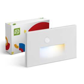 3cct Asd 810128112468 Led Recessed Step Light Fixture 3w 120lm 3000k5000k 120v Motion Sensor