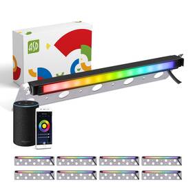 A-hs12-5smrgb-br Asd 8p Led 12 Inch Retaining Wall Light Fixture 5w 160lm Rgb-2700k-6500k 12v 8 Pack
