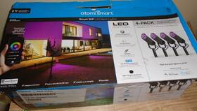 1602041 Atomi Smart Wifi Led Spot Lights 4-pack Starter Kit