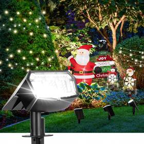 Ip65 Auderwin 706378918328 Solar Spot Lights Outdoor Waterproof 4 Pack 63 Led 3 Lighting