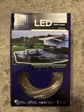Ag16-mrl-dl Aurora Golden Led Rope Light 16 Feet Indoor/outdoor Connect Up To 4 Sets