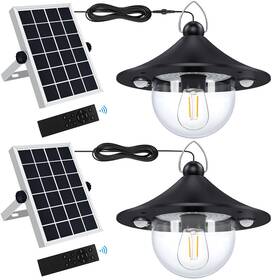 Au-spl-003 Auzev Solar Barn Lights Indoor Outdoor Shed Light Powered With Remote And Motio