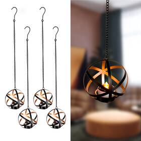 68169-05026 Avamery 4 Pack Solar Lanterns Outdoor Waterproof Hanging Tea Lights For Patio Garden