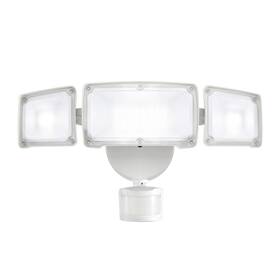 Awsens 812381033443 Upgraded 3 Head Led Security Lights With Motion Sensor 40w 3800lm M