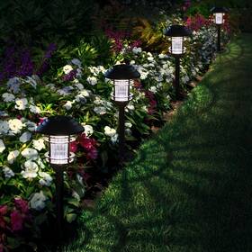 Aslo-001 Azirier Solar Lights Outdoor Waterproof 8 Pack Led Garden For Ya