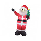 B16103-8 Vidamore Inflatable Santa With Christmas Tree Red And 858599006138