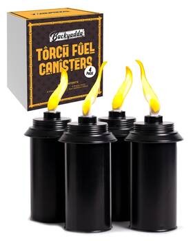 Tt-rc.4w Backyadda Torch Replacement Canisters 16 Oz . Compatible With Tiki Brands B