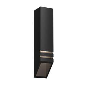 147-bel-4761253 Bailey Street Home 1 Light Louvered Deck 6 Inches Tall By 1.5 Wide-black Tetured