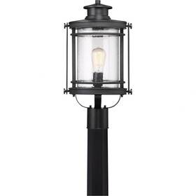 71-bel-2014176 Bailey Street Home 1 Light Outdoor Post Lantern-mystic Black Finish - Lights