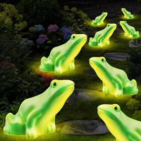 Bh6pqwp Behiller Solar Frog Path Lights Outdoor For Garden Art Decor 6packs Easter Gifts