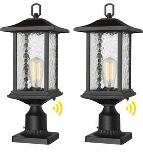 Ftynhwzdddz1m086h Beionxii 2 Pcs Dusk To Dawn Outdoor Lamp Post Light Fixture Pole Pier Mount