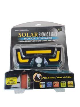7899f Bell And Howell 080313078989 Solar Bionic Light Motion Activated 330 Lumens Weather #7899f