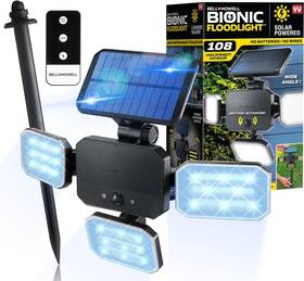 7897 Bell And Howell Bionic Flood Light Ason Tv Solar Lights Outdoor - Scratch Dent