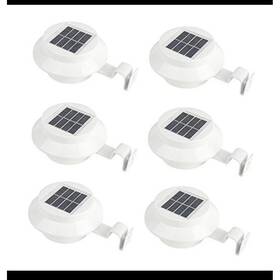 7855mo Bell Howell Solar Powered Gutter Lights 6 Pack White Led Outdoor Security