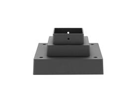 Zpmb77411bk Bellevue Zpmb77411 Square 6-1/4 Inch W Pier Mount Base - Black
