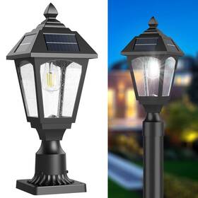 Ben031 Benany Solar Post Lights Outdoor Waterproof Aluminum Lamp