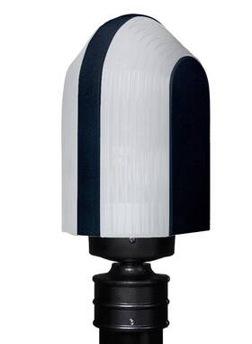 313957-post-fr Besa Lighting 3139 Series Post Light Or Accessories Black