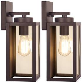 B04013p Beslowe 2pk -orb Outdoor Wall Light Fixtures Exterior 12.8inch Oil-rubbed Bronze