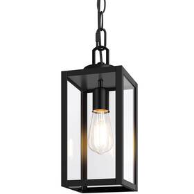 D05088p Beslowe 1-pack Outdoor Pendant Light 13 Inch Modern Hanging Lantern For Outside B