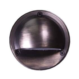Bpl400-bsbz Best Pro Lighting Low Voltage Solid Brass Outdoor Landscape Round Step/deck Light