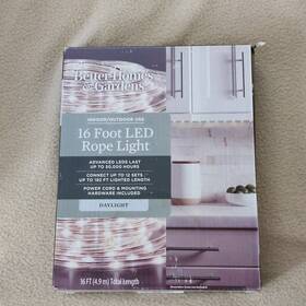 Better Homes And Gardens 714176027425 16ft Foot Led Rope Lights - Daylight