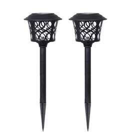 Bhs136182181014 Better Homes & Gardens And Solar Wrought Home Path Light 20 Lumen Bronze Finish 2