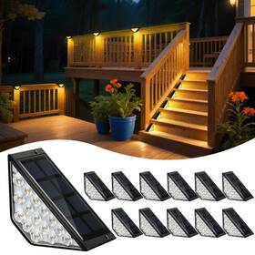 B0f7hxblnm Bkbb Ppbb Solar Step Lights For Outside Stair Outdoor Waterproof