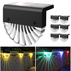 Blueyang 789219175210 Solar Deck Light Waterproof Step Stair Outdoor Garden Decorative Fence