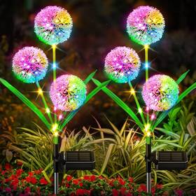 Tfl018-4 Bonlion 4 Pack Solar Garden Lights Decor Upgraded Outdoor - Colorful D