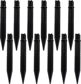 Jr240731029 Bonsicoky 12 Pack 8.3 Inch Abs Ground Spikes - Replacement Stakes For Solar Ligh