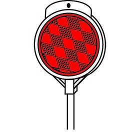 361941 Bradley Caldwell Inc Red Plastic Driveway Marker 48in 24 Pk