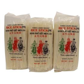 Brand 445035036076 Rice Stick Noodle - 14 Oz. Pack Of 3 Bags