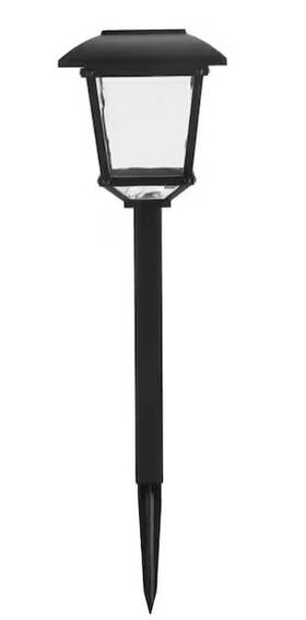 Branded 313097415443 Terrace Park 10 Lumen Black Led Weather Resistant Outdoor Solar Path Light With