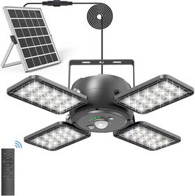 6519864635984161984 Branded Solar Shed Light Indoor Outdoor 1200lm 144led Pendant Motio