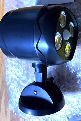Ip65 Branded 763565134404 Outdoor Motion Sensor Light Battery Operated Waterproof Ultra Bright