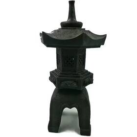 Sds-1g1m-gr-pago Branded 1-light 17 Inch Integrated Led Solar Powered Asian Pagoda With Gray