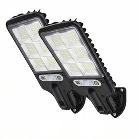 45121121 Bright 2026 Upgraded Solar Street Lights Outdoor 2500lm Led Security Wall 2 Pack
