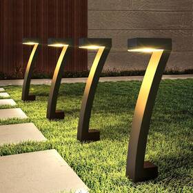 Mom-012 Bright Solar Pathway Lights Outdoor 6 Pack Path Outside Waterproof