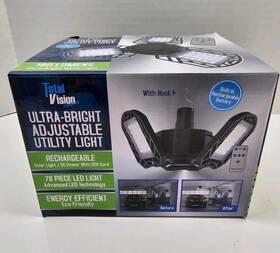 Vt-06846 Bright Total Vision Ultra-bright Adjustable Light With Remote Solar Or Dc Chareable