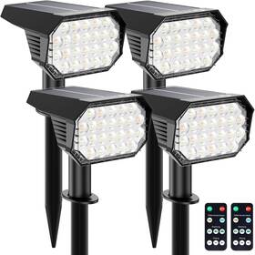 Spl-v2-001 Brightown Solar Lights Outdoor Waterproof Ip67 Cool And Warm Light 2-in-1